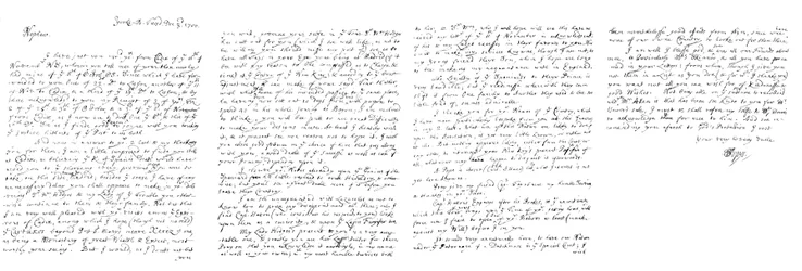 Brief van Samuel Pepys aan John Jackson, Esq, 1700 1865