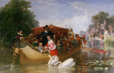 De gelukkiger dagen van Karel I, 1855