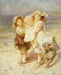 Een dag op het strand