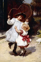 Touwtjespringen, c.1896