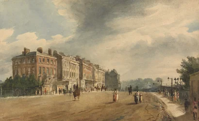 Apsley House en Piccadilly ... vanaf Hyde Park Corner