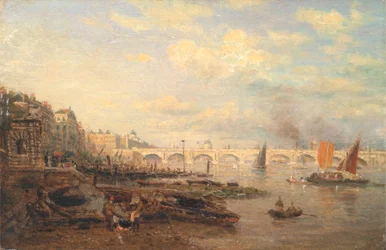 De Theems en Waterloo Bridge vanaf Somerset House