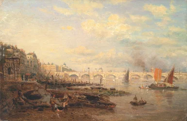 De Theems en Waterloo Bridge vanaf Somerset House
