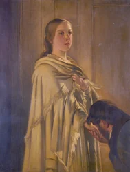 Koningin Victoria ontvangt het nieuws van haar troonsbestijging in Kensington Palace, 20 juni 1837, 1909