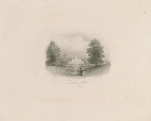 Trentham Hall: gravure (vignet), nd [ca. 1843]
