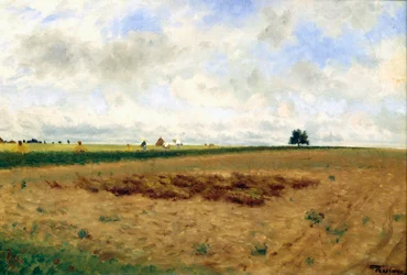 Landschap met Hooibergen