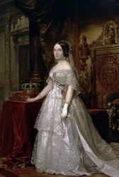 Portret van Elizabeth II, koningin van Spanje