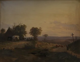 Uitzicht op het District bij Segeberg, Duitsland