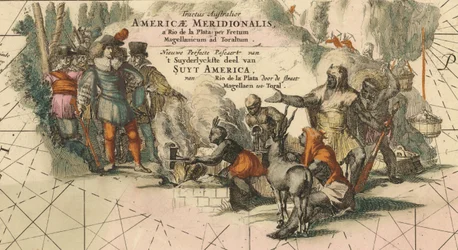 Tractus australior Americæ Meridionalis, van Rio de la Plata via Straat Magellaan naar Toraltum deta
