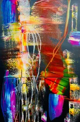 Levendige abstracte beweging