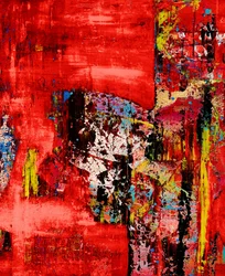 Levendig rood abstract