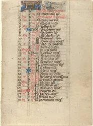 Pagina uit een getijdenboek