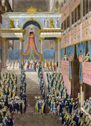 De kroning van Napoleon op 2 december 1804, 1805