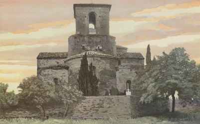 Chabrillan, Oude Kerk, Apsis