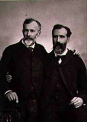 Emmanuel Benner (1836-96) en Jean Benner (1836-1906), uit 