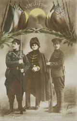 Eerste Wereldoorlog, alliantie Frankrijk - België - Engeland