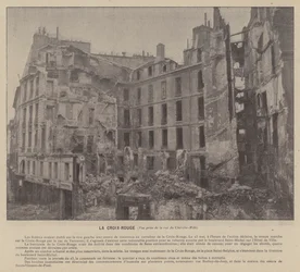 De Commune van Parijs, Het Rode Kruis, gezien vanaf de Rue du Cherche-Midi