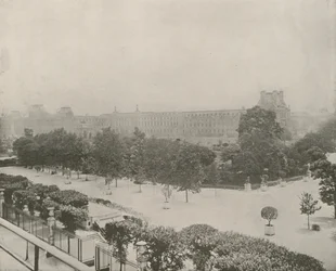 Parijs: Tuin tegenover het Tuilerieënpaleis