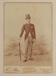 Foto uit een souveniralbum ter nagedachtenis aan Boni de Castellane