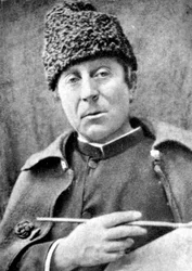 Portret van Paul Gauguin (1848-1903) Franse schilder post-impressionist, circa 1888.