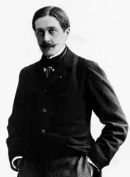 Portret van Paul Hervieu (1857-1915), Franse schrijver en toneelschrijver.