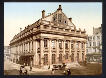 Het Theater, Lille, Frankrijk, gepubliceerd ca. 1895