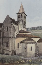 Vignory, Kerk, Apsis en transept Z