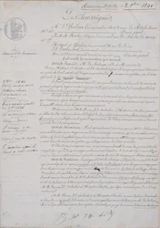2e contractdocument met betrekking tot La Comedie Humaine tussen Honore de Balzac (1799-1850) en Hetzel, Paulin, Dubochet en uitgever Charles Furne, 2 oktober 1841