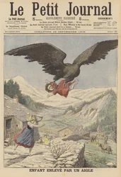 Een kind meegenomen door een adelaar in de Italiaanse Alpen