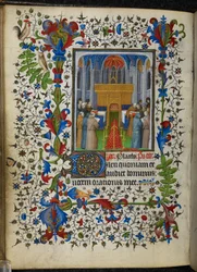 Offices van de Doden (Vespers) uit de Chevalier Hours, c.1420