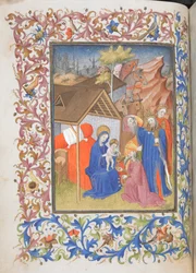 Aanbidding der wijzen, uit het Getijdenboek van René van Anjou
