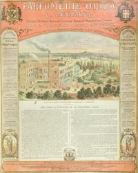 Advertentie voor de Parfumerie Oriza L. Legrand, c.1884