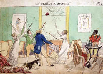 Oude Spelen: De Vier Duivel (Diabolo)