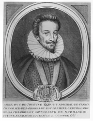 Anne, Hertog van Joyeuse (gravure)