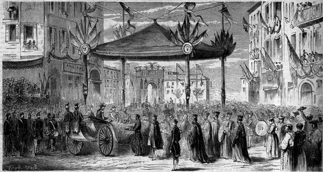 Annexatie van de stad Nice bij Frankrijk