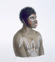 Australische Aborigine, 1812