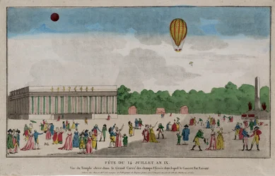 Bastille Dag, Parijs, 14 Juli 1801