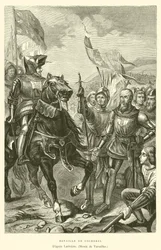 Slag bij Cocherel (gravure)