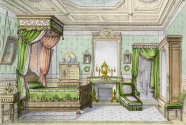 Slaapkamer in de renaissancestijl