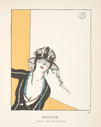 Bonjour!, uit een collectie modeplaten