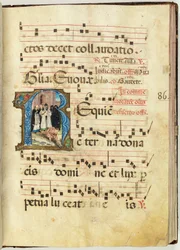 Begrafenisscène, Graduale, f.86