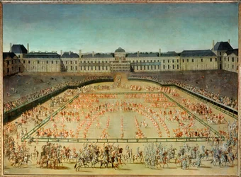 Carrousel gegeven aan Louis XIV voor de Tuilerieën ...
