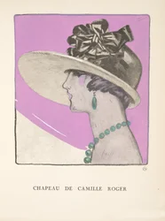Chapeau de Camille Roger, uit een collectie modeplaten