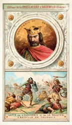 Chilperik I en de strijd tussen Austrasië en Neustrië bij de Slag om Doornik, 6e eeuw