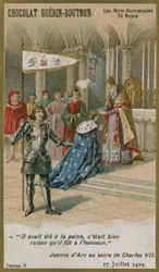 Chocolat Guerin-Boutron handelskaart, Historische Woorden serie