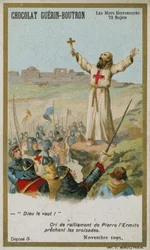 Chocolat Guerin-Boutron handelskaart, Historische Woorden serie