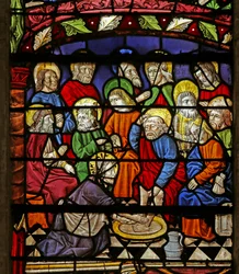 Christus wast de voeten van zijn discipelen