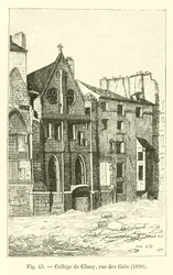 College van Cluny, rue des Gres, 1820