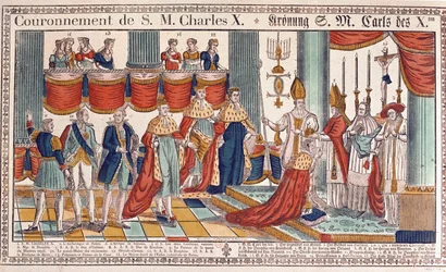 Kroning van Karel X (1757-1836) in Reims, 29 mei 1825