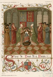 Kroning van Hendrik in Parijs